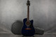 Samick Greg Bennett Design D-4CE Electro Acoustic - Trans Blue - Case - 2nd Hand