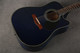 Samick Greg Bennett Design D-4CE Electro Acoustic - Trans Blue - Case - 2nd Hand