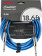Fender Contour Series Instrument Cable, 18.6ft - Lake Placid Blue