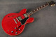 Gibson Custom Shop 63 ES-335 VOS - Faded Cherry - Hard Case - 2nd Hand Gibson Custom Shop 63 ES-335 VOS - Faded Cherry - Hard Case - 2nd Hand
