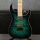 ESP E-II M-II NT - Black Turquoise Burst - Hard Case - 2nd Hand