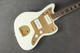 Squier Jazzmaster 40th Anniversary - White Gold Hardware - 2nd Hand Squier Jazzmaster 40th Anniversary - White Gold Hardware - 2nd Hand