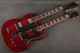 Epiphone G-1275 Custom Double Neck - Cherry - 2nd Hand