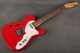 Fernandes TE-3 T-Type Thinline - Made in Japan - Red - Gig Bag - 2nd Hand