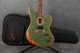 Fender Acoustasonic Player Jazzmaster - Antique Olive - Gig Bag - 2nd Hand