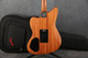 Fender Acoustasonic Player Jazzmaster - Antique Olive - Gig Bag - 2nd Hand