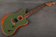 Fender Acoustasonic Player Jazzmaster - Antique Olive - Gig Bag - 2nd Hand