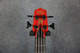 Kala Journeyman Electro Acoustic U.Bass - Red - Gig Bag - 2nd Hand