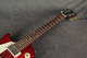 Gibson Les Paul Faded - Left Handed - Worn Cherry - Hard Case - 2nd Hand