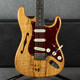 Fender Custom Shop Artisan Spalted Stratocaster - Aged Natural - Case - 2nd Hand