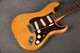 Fender American Deluxe Stratocaster - Amber - Hard Case - 2nd Hand Fender American Deluxe Stratocaster - Amber - Hard Case - 2nd Hand