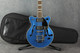 Grestch G2655T Streamliner Center Block Jr- Fairlane Blue - Soft Case - 2nd Hand