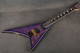 Jackson Pro Series Rhoads RR24Q - Transparent Purple - Hard Case - 2nd Hand