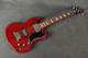 Gibson SG Standard Bass Guitar - 2023 - Cherry - Hard Case - 2nd Hand