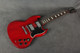 Westfield Double Cutaway Electric Guitar - Cherry - 2nd Hand