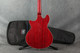 Schecter Diamond Series T S/H-1B - See Thru Cherry Pearl - Gig Bag - 2nd Hand