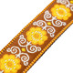 Levy's Original Hootenanny Series Guitar Strap - Yellow