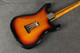 Vintage V6M Reissued Electric Guitar - 3 Tone Sunburst - 2nd Hand (147936)