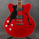 Hofner Contemporary Series Verythin Standard Trans Red - Left Handed - 2nd Hand