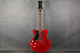 Hofner Contemporary Series Verythin Standard Trans Red - Left Handed - 2nd Hand