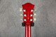 Hofner Contemporary Series Verythin Standard Trans Red - Left Handed - 2nd Hand