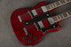 Cozart Custom 6/12 Double Neck - Cherry - 2nd Hand Cozart Custom 6/12 Double Neck - Cherry - 2nd Hand