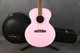 Epiphone Inspired by Gibson Custom J-180 LS - Pink - 2nd Hand