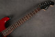 Squier Paranormal Strat-O-Sonic - Crimson Red Transparent - 2nd Hand (148864) Squier Paranormal Strat-O-Sonic - Crimson Red Transparent - 2nd Hand (148864)
