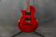 ESP LTD EC-100QM - Left Handed - See Thru Black Cherry - 2nd Hand