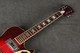 Silvertone Jupiter Red Sparkle Reissue - 2nd Hand