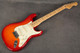 Fender American Deluxe Ash Stratocaster - Aged Cherry Sunburst - 2nd Hand Fender American Deluxe Ash Stratocaster - Aged Cherry Sunburst - 2nd Hand