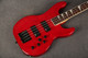 Jackson JS Series JS3QM Concert Bass - Transparent Red - 2nd Hand