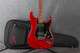 Fender Limited Edition Blacktop Stratocaster HH - Cherry - 2nd Hand Fender Limited Edition Blacktop Stratocaster HH - Cherry - 2nd Hand