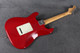 Fender American Deluxe Fat Strat - Crimson Red Transparent - 2nd Hand
