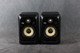 KRK V6S4 Speaker Pair with Speaker Stands - 2nd Hand