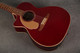 Fender Newporter Player Electro Acoustic Left Handed- Candy Apple Red - 2nd Hand