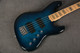 Overwater Contemporary J Series 4 String Bass - Translucent Blue - 2nd Hand