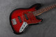 Squier Standard Jazz Bass - 2 Tone Red Burst - 2nd Hand