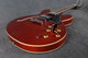 Vintage VSA500W Semi-Acoustic Guitar - Walnut - 2nd Hand