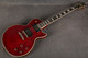 Epiphone Les Paul Custom Prophecy Plus - Black Cherry - 2nd Hand