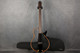 Yamaha SLG200S TBK Silent Steel Strings Acoustic Guitar - Trans Black - 2nd Hand