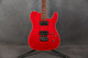 G&L Tribute Series ASAT Deluxe Carved Top- Trans Red - 2nd Hand