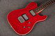 G&L Tribute Series ASAT Deluxe Carved Top- Trans Red - 2nd Hand