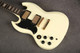 Vintage VS6 ReIssued Electric Guitar - Left Handed - Vintage White - 2nd Hand (160993)