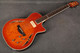 Crafter SAT-QMOS Slim Arch Top Electro Acoustic - Orange Quilt - 2nd Hand