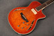 Crafter SAT-QMOS Slim Arch Top Electro Acoustic - Orange Quilt - 2nd Hand