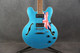 Unbranded 335 Style Hollow Bady Guitar - Metallic Blue - 2nd Hand