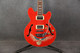 Unbranded Double Cut Stars & Stripes Hollow Boby - Trans Red - 2nd Hand