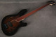 Cort Artisan B4FL MHPZ Fretless Bass - Open Pore Trans Black Burst - 2nd Hand