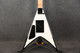 Jackson JS Series King V JS32 - White with Black Bevels - 2nd Hand